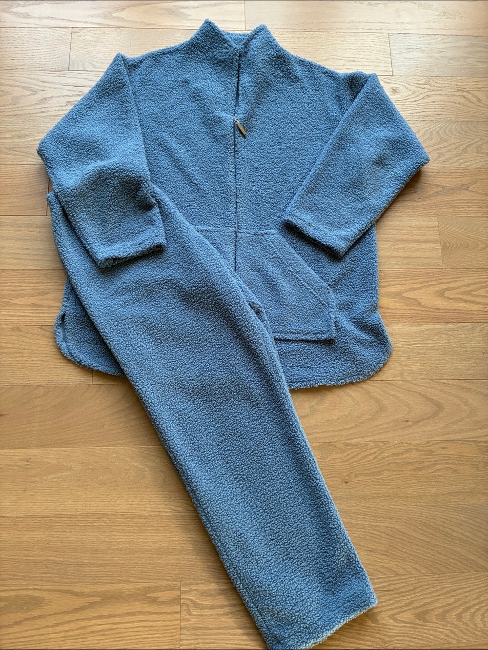 Vintage Diamond Tea Fleece Tracksuit Set Women’s Small Blue Made in Canada